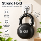 Flower Wall Hook – Strong Adhesive, No-Drill, Holds up to 5kg