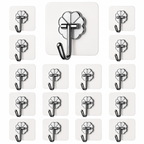 Flower Wall Hook – Strong Adhesive, No-Drill, Holds up to 5kg